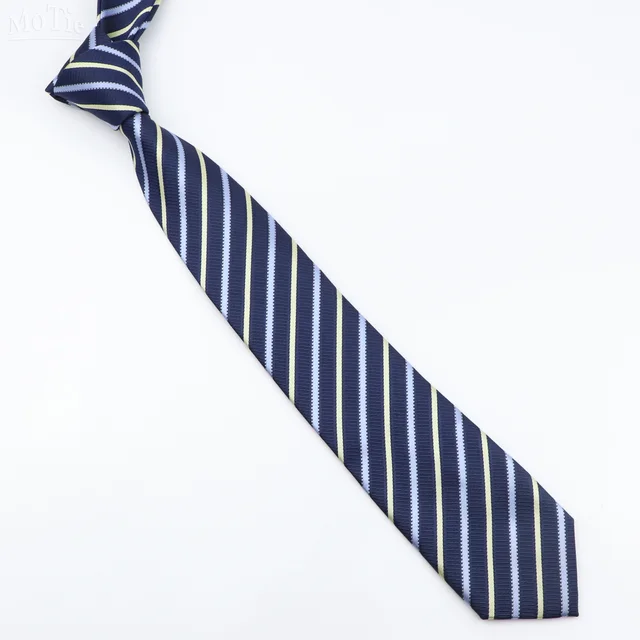 Cravatte a righe classiche da uomo di moda cravatte da lavoro da sposa Jacquard cravatta stretta abito formale camicia Gravatas regalo accessorio 2