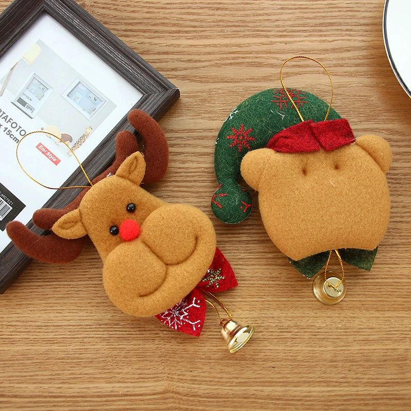 

1Pcs Cute Santa Claus Snowman Deer Christmas Tree Pendants Hanging Ornaments New Year Xmas Decor Home Party Decoration 62842