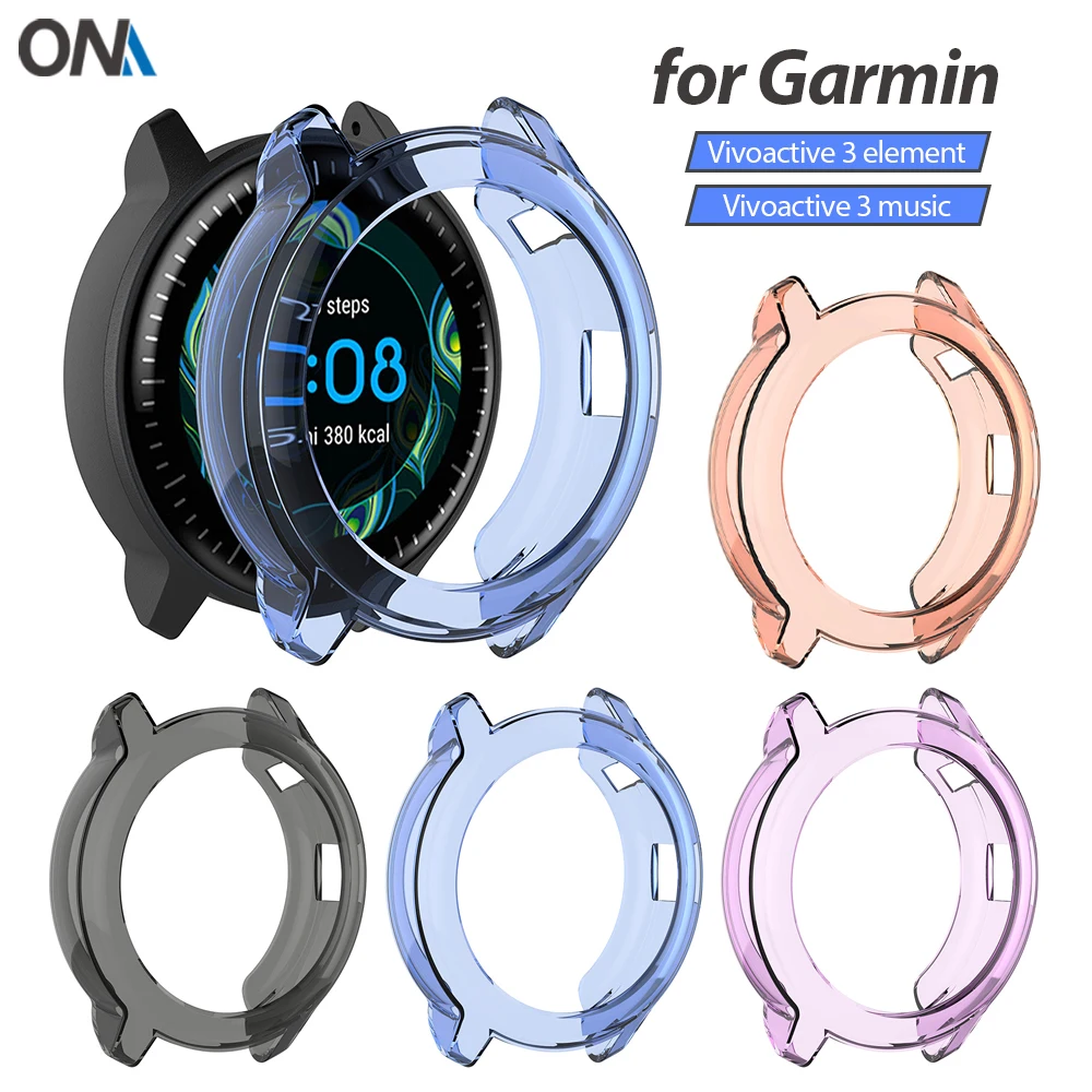 Защитный чехол для Garmin Vivoactive 3 элемента высокое качество TPU тонкий Чехол-бампер
