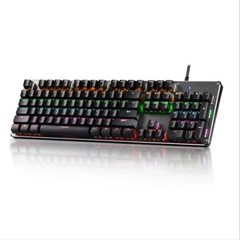 

Gaming Mechanical Keyboard USB RGB/Mix Backlit Wired Keyboard 104 Anti-ghosting For Game Laptop PC