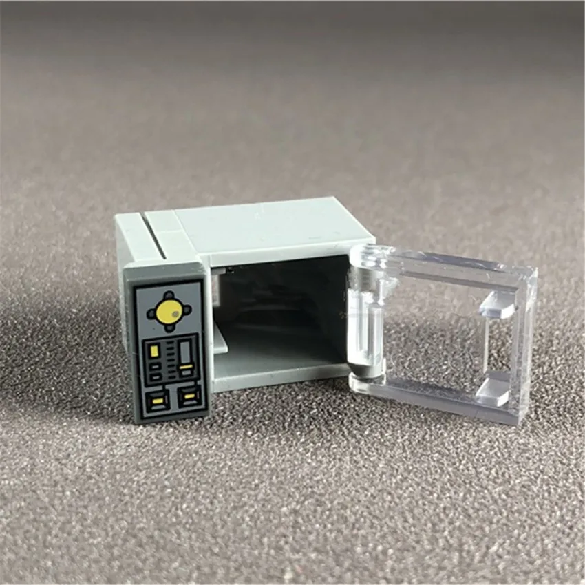 Oven Microwave Food Dessert Set Building Blocks Legoinglys Toy Block City Party Home Scenes MOC Accessories Bricks DIY Kits Toys (7)