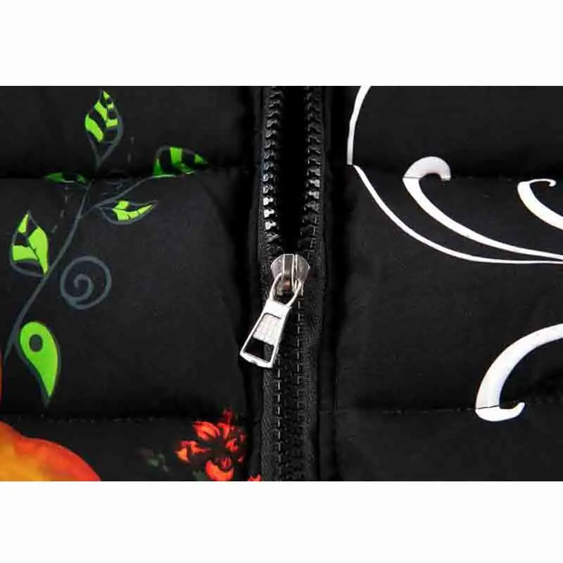 Детский зимний комбинезон на хлопковой подкладке с меховым воротником|Пальто и