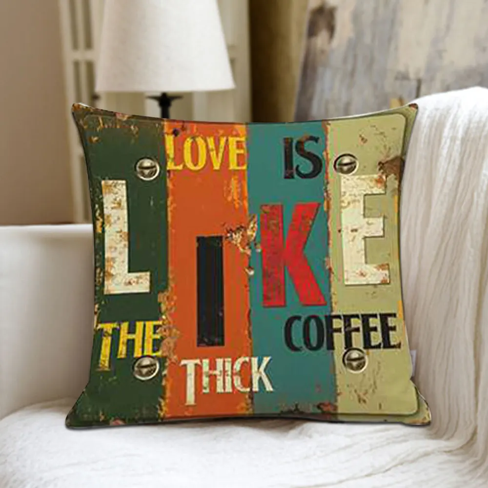 SOLEDI LOVE HOME Creative Sofa Cushion Cover Office Car Bar Cartoon Throw Pillow Cases Bedding Hotel 45*45cm Chair Bedroom