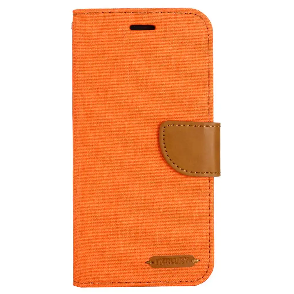 Orange Джинсовый разноцветный Чехол-книжка из искусственной кожи для iPhone 11 Pro Max X XS XR XS Max 5 5S SE 6 6S 7 8 Plus, чехлы для телефонов - Цвет: Orange