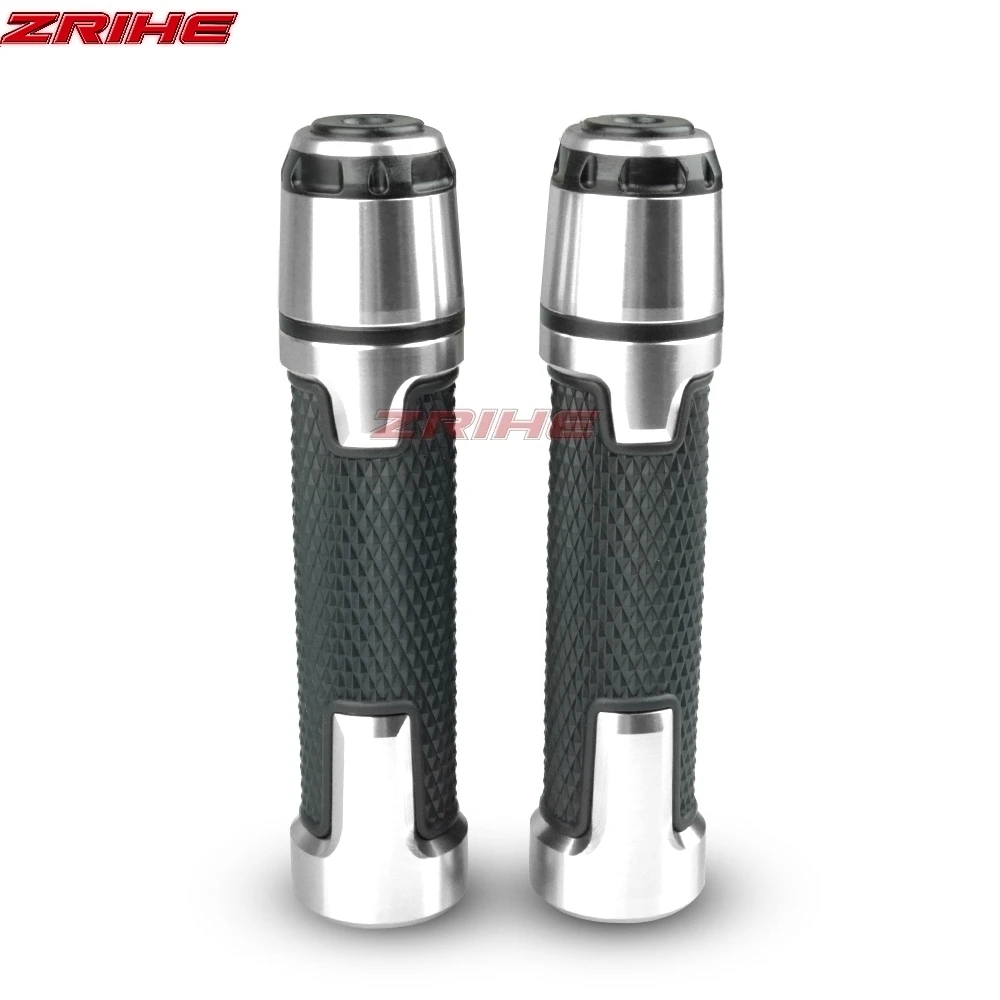 Мотоцикл Универсальный accessories7/" 22 мм мотоцикл рукоятка шапки/ручки для HONDA GL1800 CRF125F CRF250L CR250R - Цвет: silvery