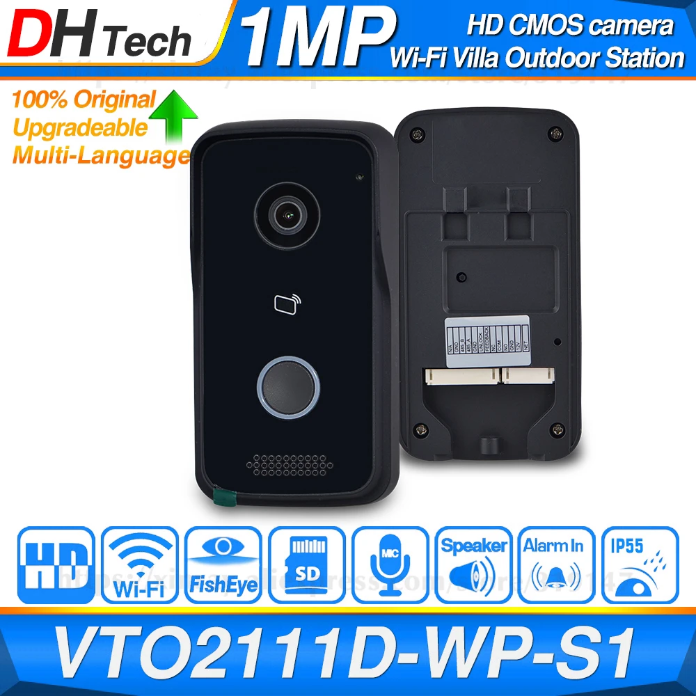 Consumer Electronics Dahua VTO2111D-WP PoE WiFi 1MP Villa Outdoor ...