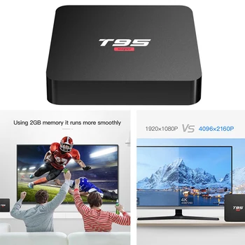 

T95 SUPER Android 10.0 Smart TV Box Amlogic H3 2GB RAM 16GB ROM 5G WIFI Bluetooth 4K Top Box