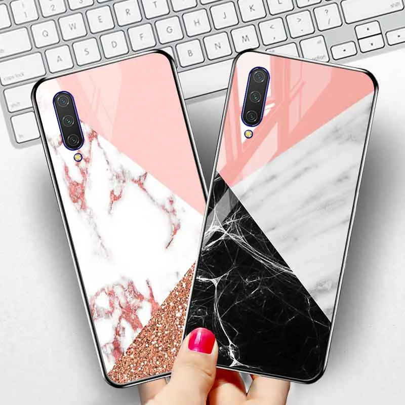 Tempered Glass Case For Xiaomi Mi 9 Lite Case Bumper For Xiomi Mi 9T A3 A2 2