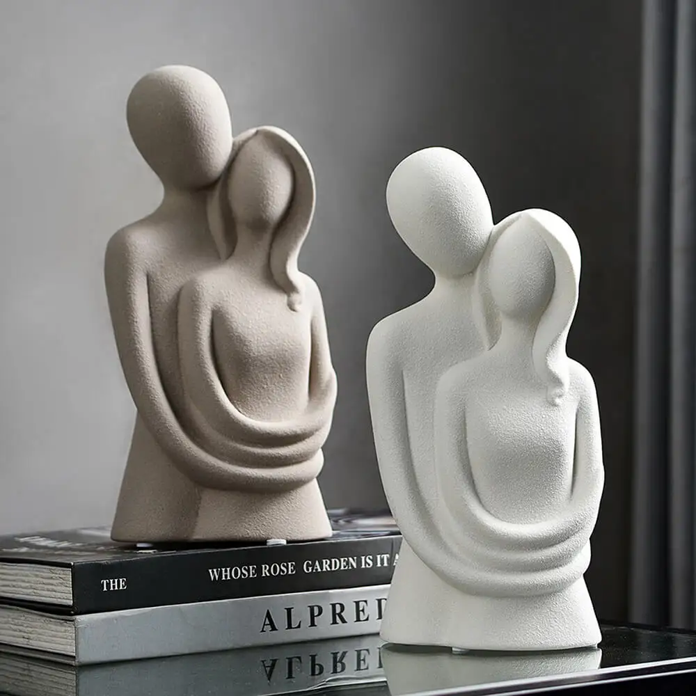 Abstract Statue Home Decor Thinker Character Sculpture Garden Resin Figure Ceramic Living Room Decoration Crafts Christmas | Дом и сад