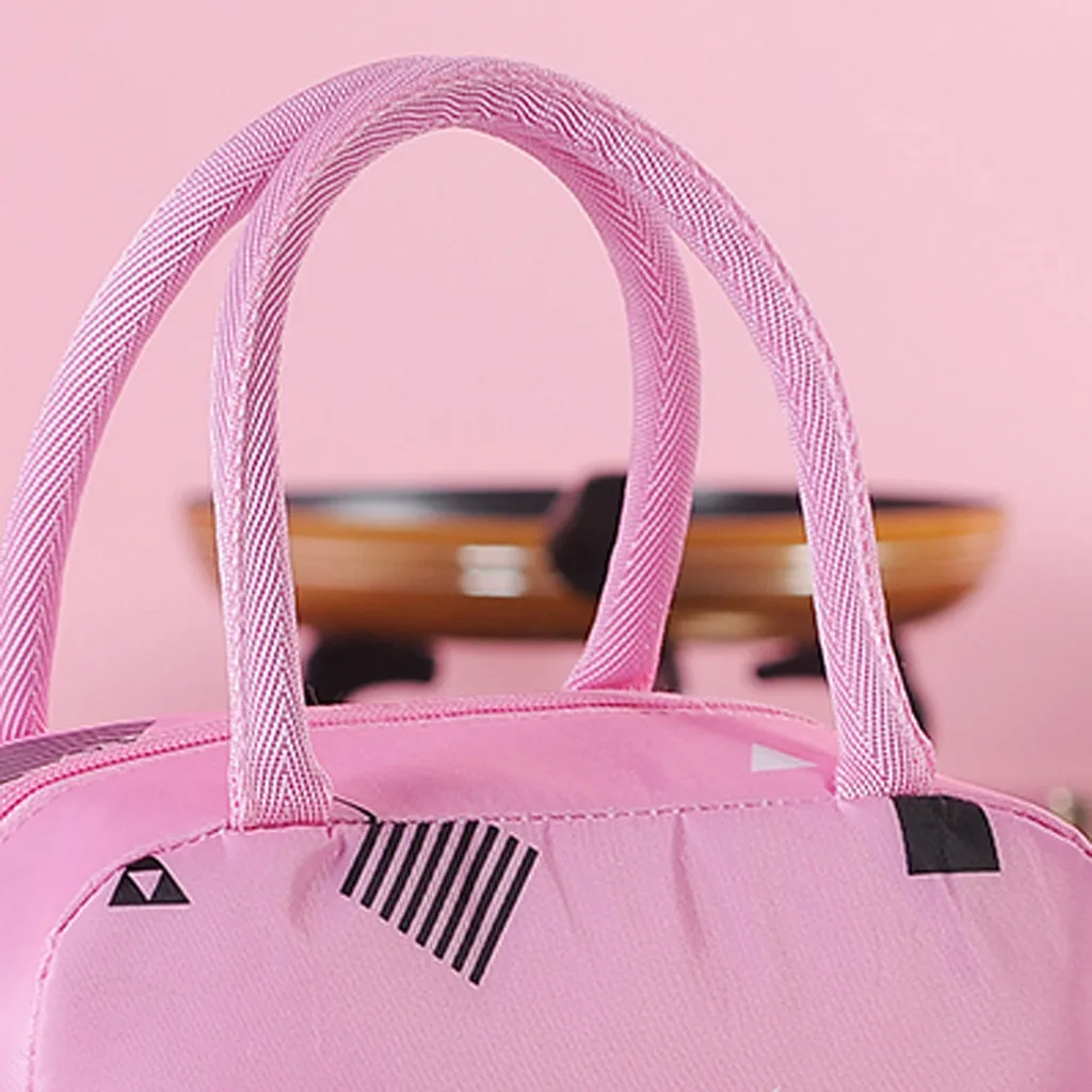 Maison Fabre 1PCs New Fresh Oxford Lunch Bags Insulation Cold Thickened Waterproof  Waterproof  Leisure Bags Cute Tote Bag 904