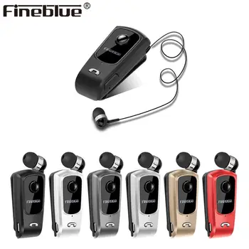

Fineblue F920 Mini Wireless Bluetooth Headset Calls Remind Vibration Wear Clip Telescopic Type Earphone For Business Sports