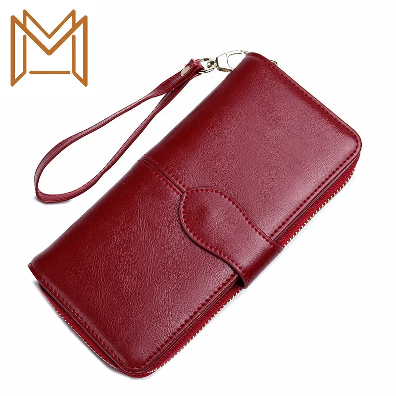 

Long Wallet Zipper Wallet Concise Practical Wallet Hand Package