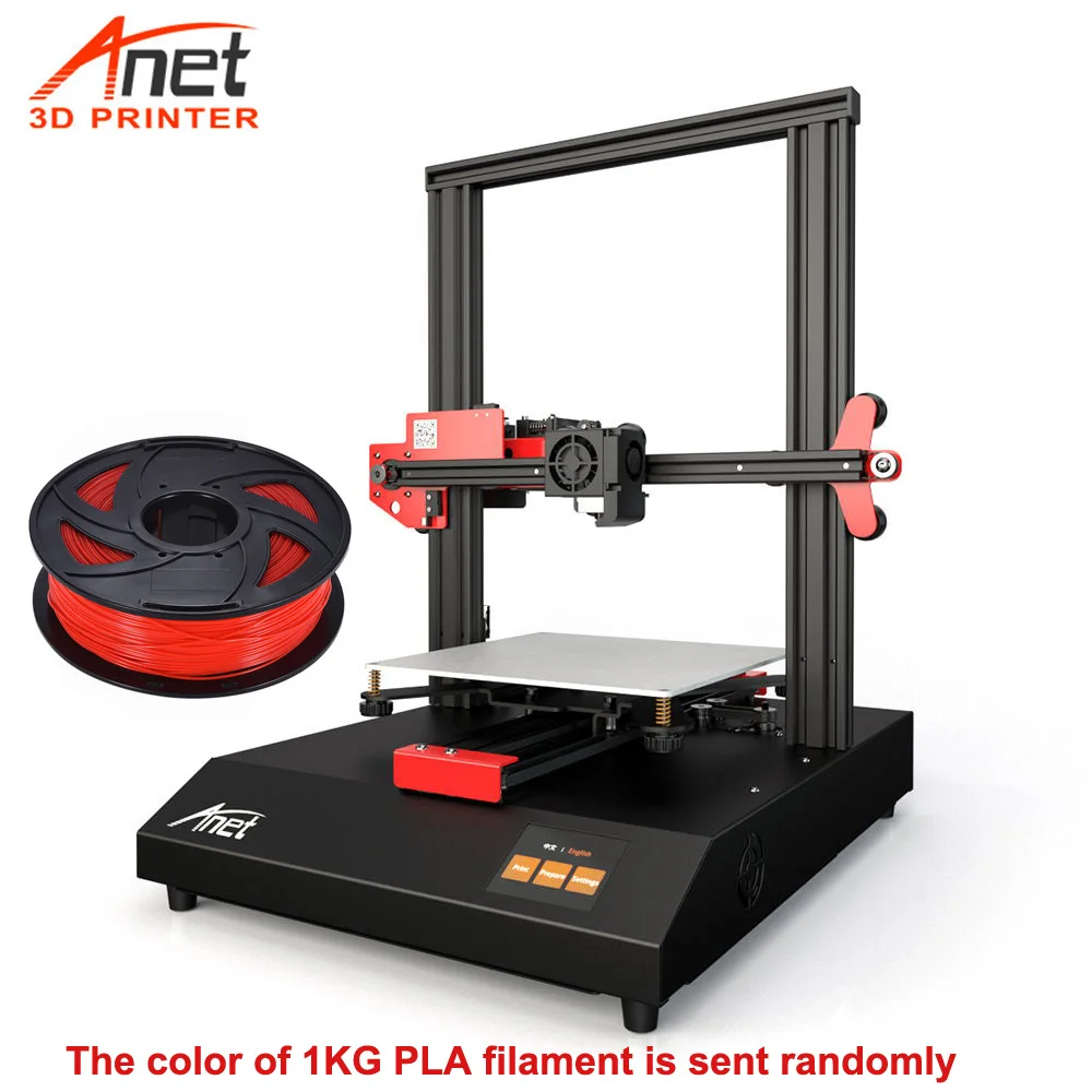 ET4 add 1KG PLA 3d принтер Anet ET4 с 2,8 дюймовым цветным сенсорным экраном, печать на выходе из строя/Обнаружение ниток/автоматическое выравнивание - Цвет: ET4 add 1KG PLA