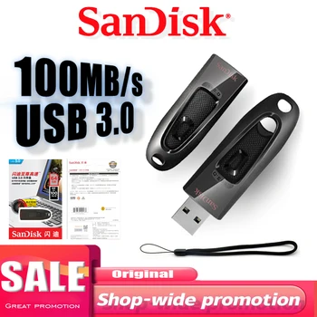 

SanDisk usb flash drive 32GB USB3.0 Pendrive 16GB 64GB 128GB 256GB High speed U Dick Memoria USB stick