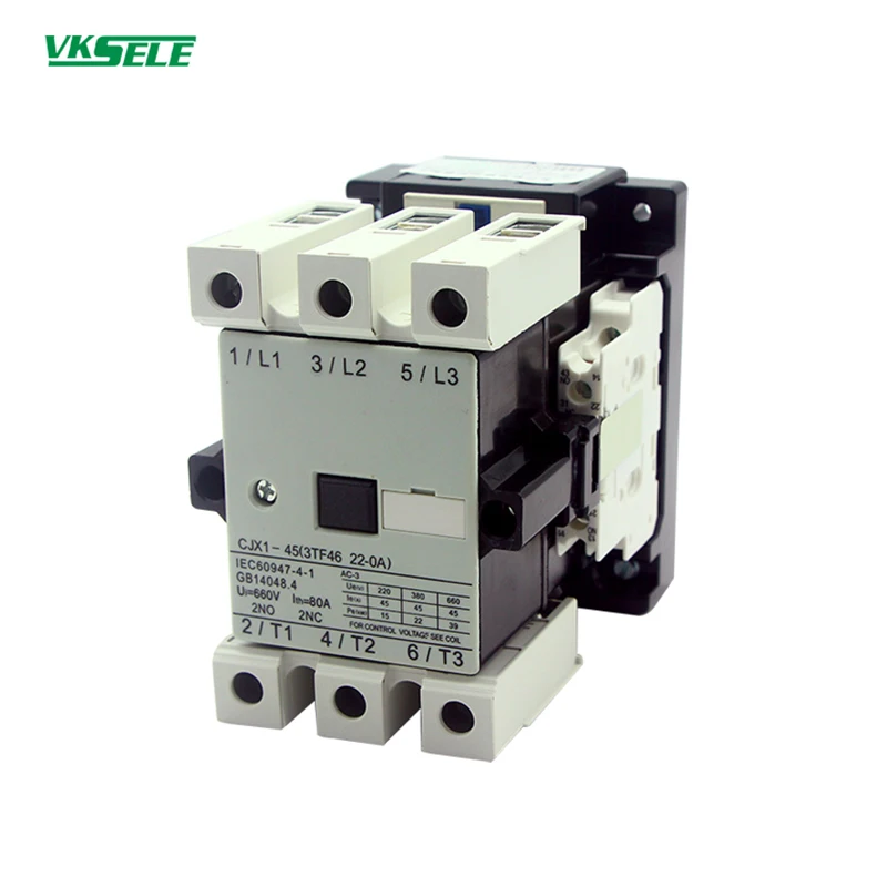 Магнитный контактор переменного тока 3TF46 CJX1-45 45A 24V 220V 380V 660V | Строительство и