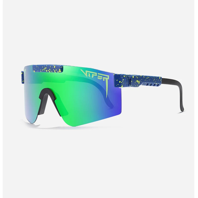 

Pit viper flat top eyewear tr90 blue frame mirrored lens windproof sport fashion polarized sunglasses for man/woman UV400
