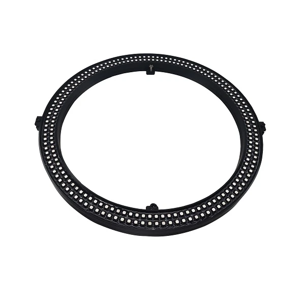 DMX512 пикселей кольцо DC24V 240 светодиодов 60 Пиксели 3535RGB D245mm 40 Вт 10 дюймов адресуемый