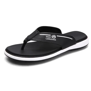 

flat zandalias piel roman uomo fish sandalia sandel genuino men summer shoes cuir Flip sandalet work piscine bulk ete sandale v