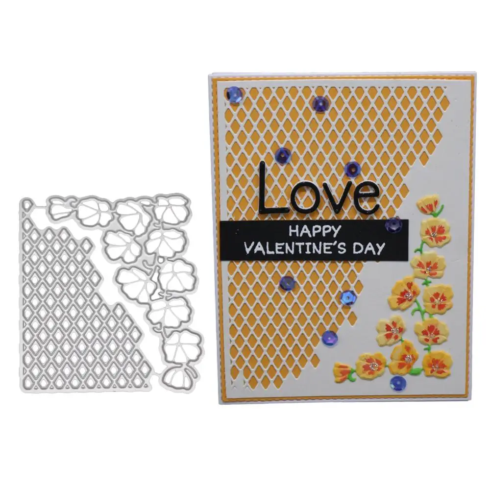 

Flower Scrapbooking Metal Cutting Dies For DIY Stamp Photo Album Embossing Paper Wedding Cards Making Party Decorative Crafts