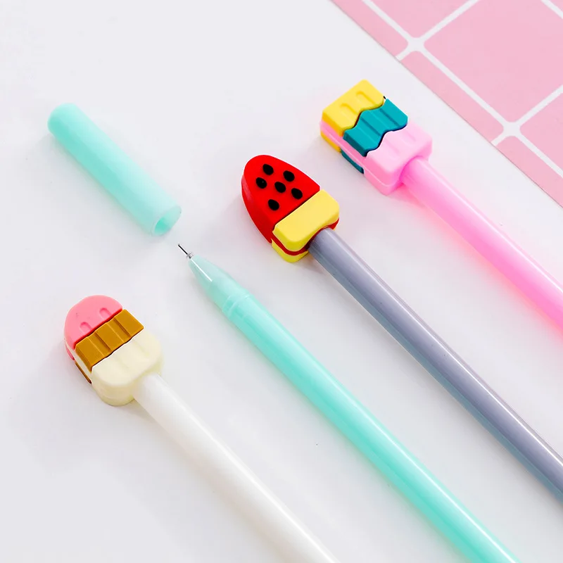 Kawaii Rollerball Bens Menina Papelaria Kawai Estacionária