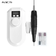 KADS 30000 об/мин перезаряжаемая электрическая дрель для ногтей портативная машинка для маникюра педикюрная полировка пилка для ногтей набор инструментов для дизайна ногтей