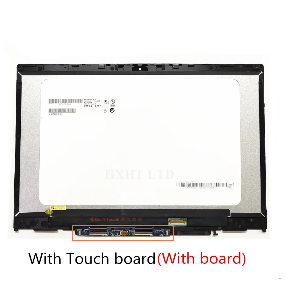 Для hp Pavilion x360 14-cd ноутбука, ЖК-экран, сенсорный экран в сборе, дигитайзер с рамкой HD FHD, полностью протестирован