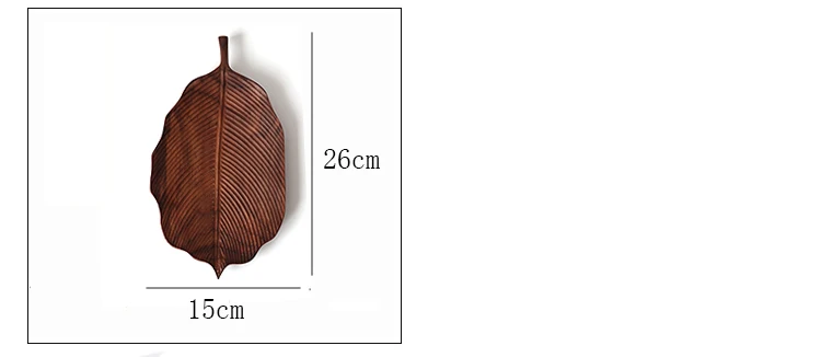 Black Walnut Plate Original Handmade Leaf Shape Snack Nut Cake Fruit Plate Creative Log Tea tray wood Quality serving tableware