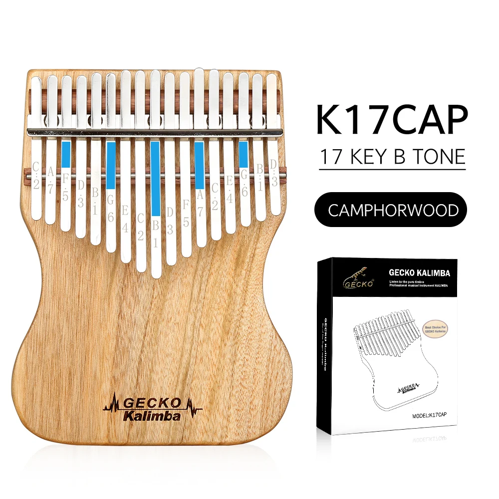 GECKO KARIMBA 黒 Amazon.com: GECKO Kalimba 17 Keys Thumb Piano with