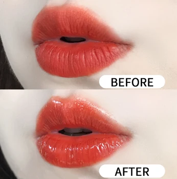 Temperature Change Color Peach Lipstick Lasting Moisturizing Sweet Cute Glaze Oil Glass Lip Gloss Blam