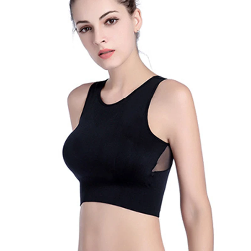 

Women Sports Bra Seamless High Impact With Removable Cups High Support Workout Yoga Bra Cutout Sexy Underwear