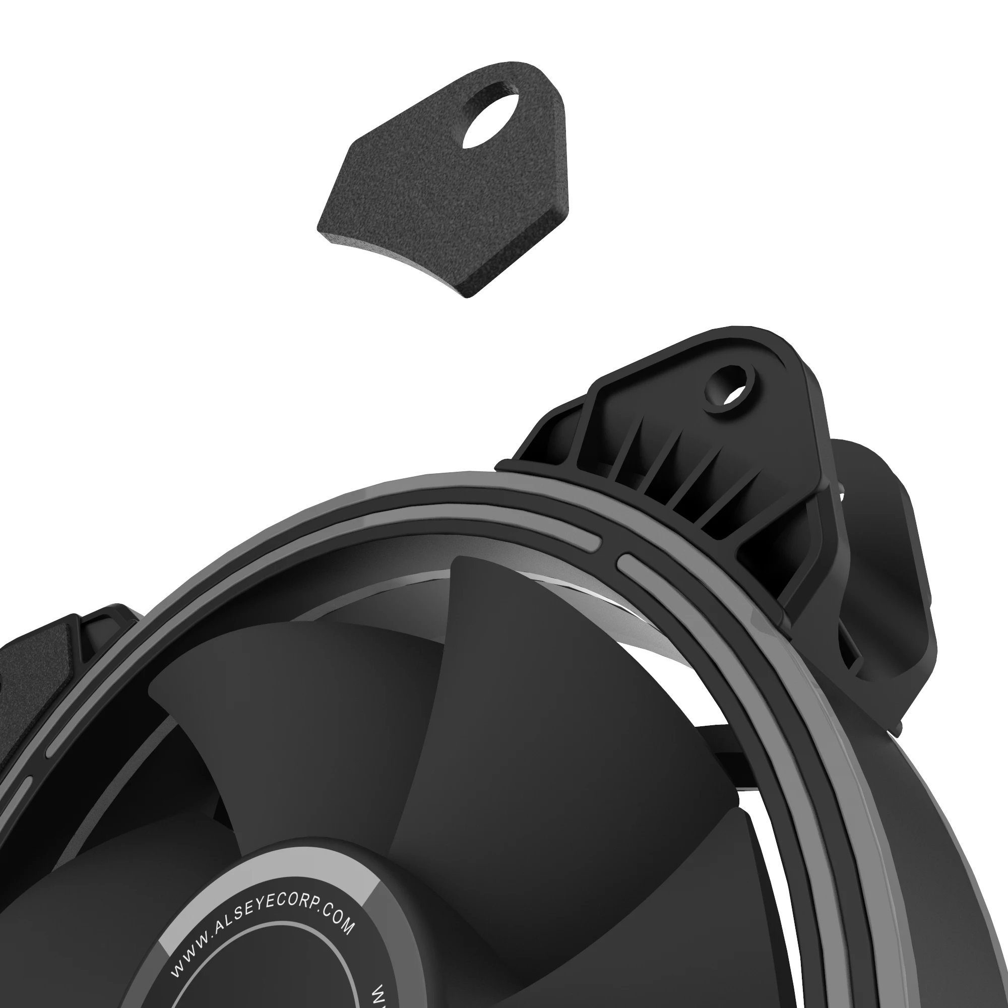 Alseye H4.0 Ventilador de Refrigeração do pc Pinos Pwm 120 mm Estático Led Rgb Ventilador de Computador para o Case e Substituição do Ventilador da Cpu - Imagem 4