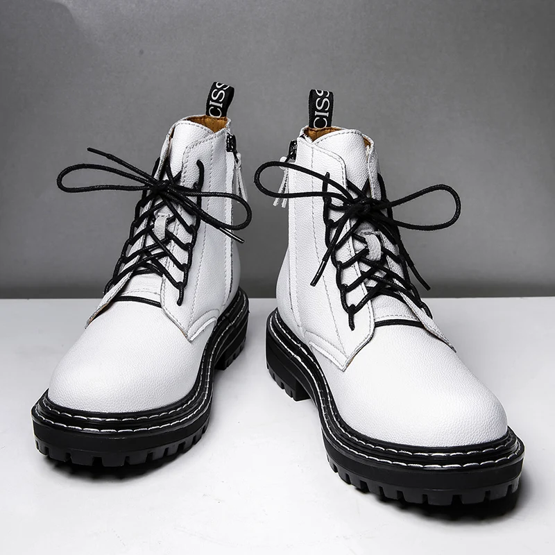 

2020 Ladies Retro Martin Boots Lace-up Non-slip Women's Boots British Style Breathable High Bottom Short Tube Martin Boots
