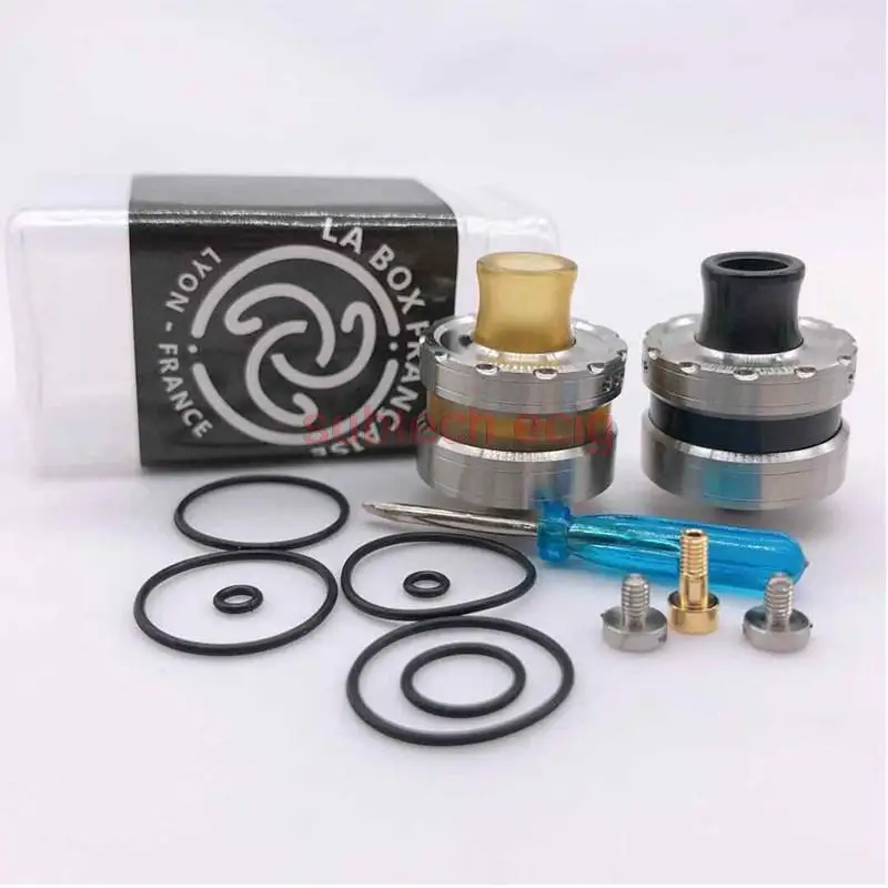 

LA Dripper RDA Atomizer E Cigarette Atomizers Tank 22mm Rebuildable Drops Adjustable Pen with BF Pin vs Apocalypse GEN 25 RDA