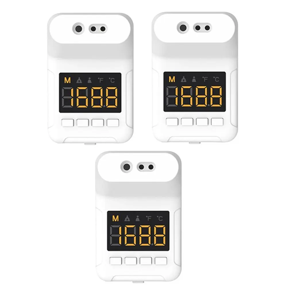 

K3S Wall Mounted Infrared Automatic Thermometer Digital Human Body Induction Voice Broadcasting Practical