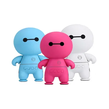 

Cartoon Baymax Wireless Bluetooth Speaker Portable Mini Lovely Audio Bluetooth Speaker Support TF/USB