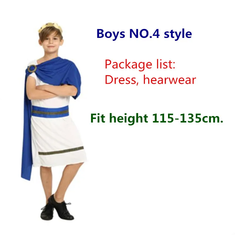 boys No.4 Purim вечерние костюмы египетского фараона, костюм Клеопатры, костюмы для женщин, мужчин, мальчиков и девочек, Семейные костюмы для пар - Цвет: boys No.4
