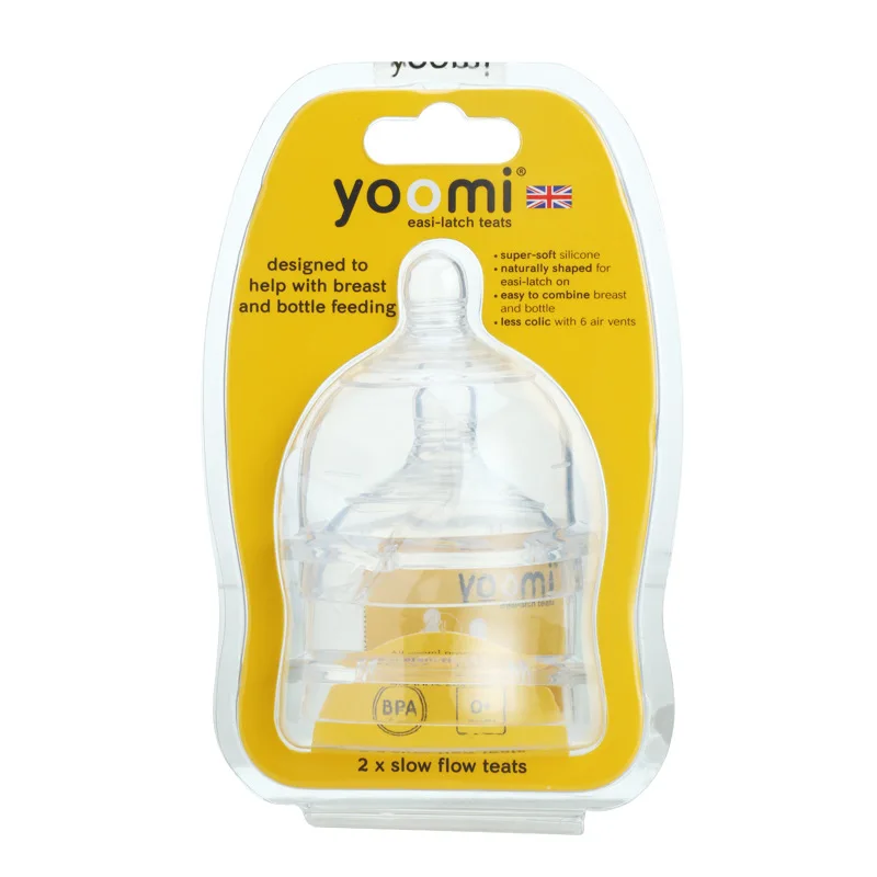 

The United Kingdom Import yoomi Ultra-Overflow/Flow/Fast-Flow Pacifier Two-Pacifier Combination