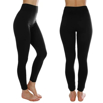 

Women High Waist Stretch Leggings Pencil Pants Solid Color Warm Pants Trousers Pantalones