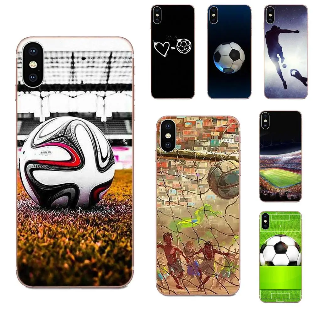 Soft Cell Phone Case Cover For Galaxy J1 J2 J3 J330 J4 J5 J6 J7 J730 J8 2015 2016 2017 2018 mini Pro Football Soccer Field | Мобильные