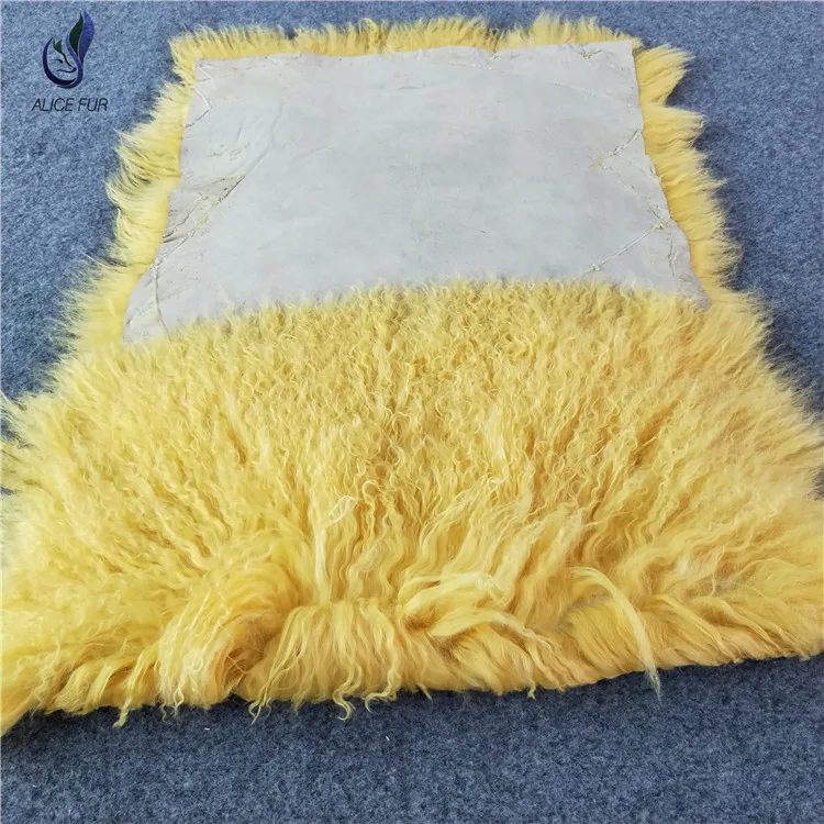 

Mongolian Lamb Fur Rug Genuine Real Fur Blanket Home Rugs and Carpets For Living room bedroom Fur Carpet Floor Mat