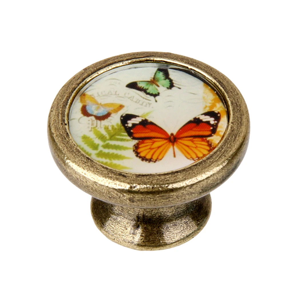 Assorted Vintage Brass Wardrobe Cabinet Door Cupboard Drawer Handle Knob