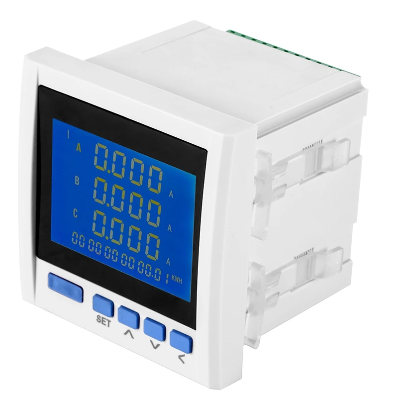 Горячая YG889E-9SY трехфазный многофункциональный lcd цифровой вольт-усилитель измеритель мощности Накопление энергии RS-485 сетевой стол