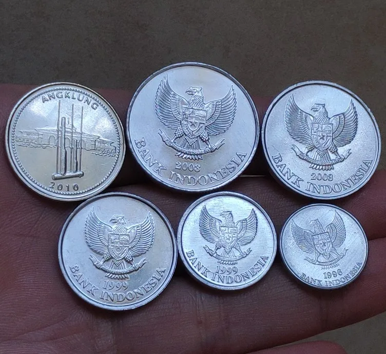 6 PCS SET Indonesia 100% Real Genuine Comemorative Coin Original Collection | Дом и сад