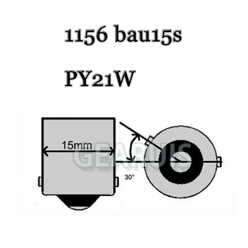 100X1156 BA15S P21W BAU15S PY21W 1157 BAY15D 18 SMD 5630 Светодиодный 70MA автомобильный сигнал поворота, стоп-сигналы СИД drl остановить лампы белый 12V