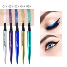 5 цветов, подводка для глаз, жидкая, водостойкая, легко носится, цвет, насыщенный, матовый, стойкий, подводка для глаз, карандаш, макияж, инструменты для теней