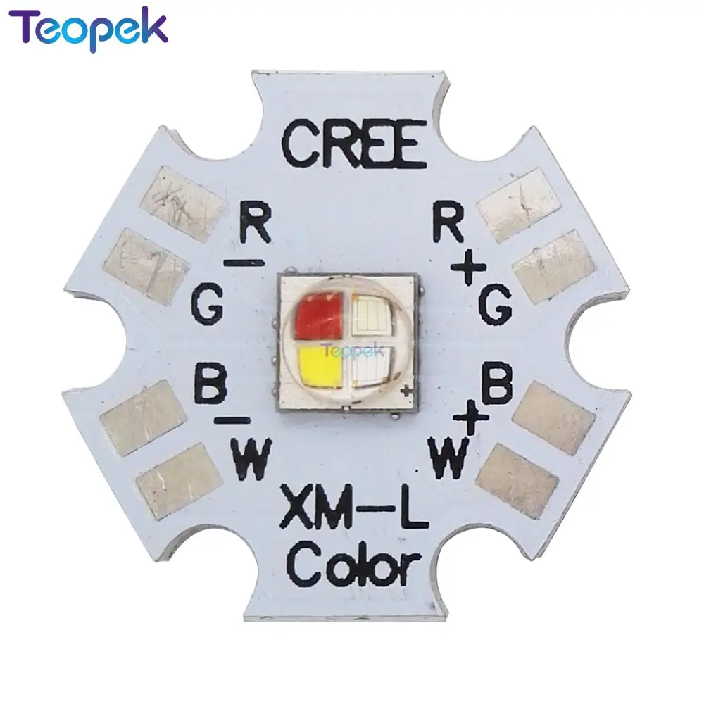 Светодиодная лампа XLamp XMLRGBW RGBWW RGB + холодный/теплый белый свет 12 вт 4 чипа|Подвесные