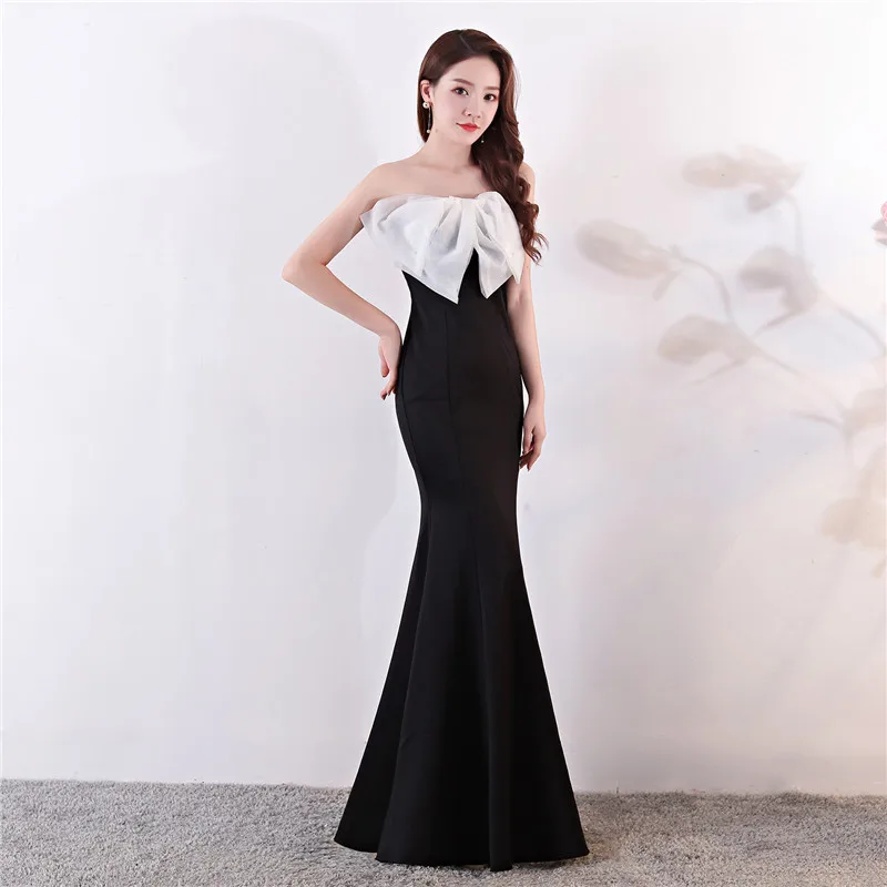 Skyyue вечернее платье одноцветное без рукавов robe De Soiree Спинки женские вечерние платья лодочка шеи Формальные Вечерние платья C141-DS1