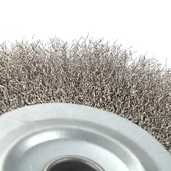 

Metal Wire Wheel Brush Bristle 125mm Crimped Grinder Rust Removal Polishing