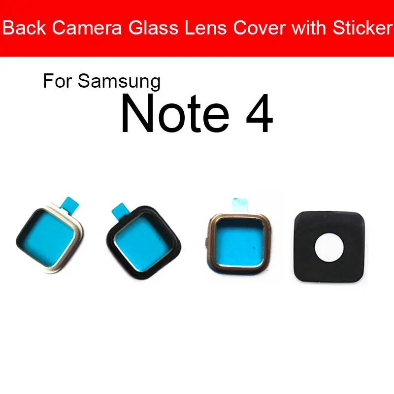 Задняя камера стеклянная линза с наклейкой клей для Samsung Galaxy Note 4  Задняя крышка объектива камеры Flex лента Запасные Запчасти для ремонта -  купить по выгодной цене | AliExpress