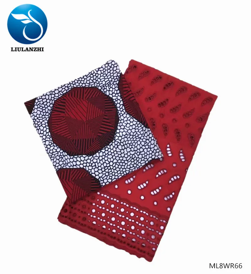 LIULANZHI африканская восковая кружевная ткань Новое поступление настоящий Анкара воск с Пробивной вуалью кружевная ткань 3+. 2,5 ярдов ML8WR66-ML8WR92